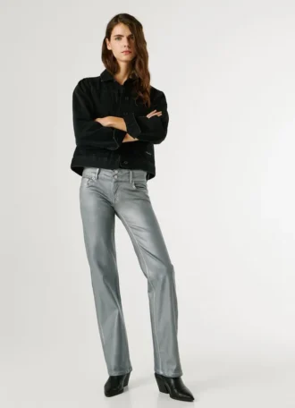 Jeans a vita bassa e vestibilità dritta – Venus