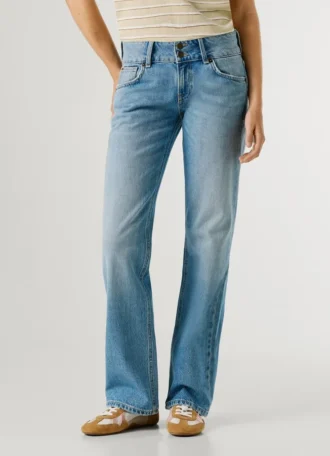 Jeans a vita bassa e vestibilità dritta – Venus