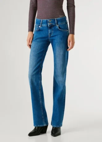 Jeans a vita bassa e vestibilità dritta – Venus