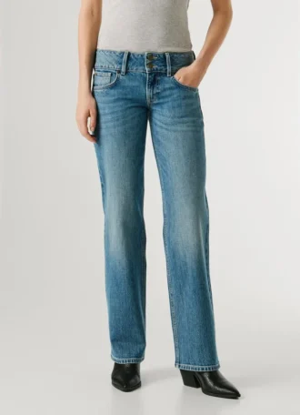 Jeans a vita bassa e vestibilità dritta – Venus