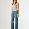 Jeans a vita bassa e vestibilità dritta – Venus