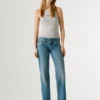 Jeans a vita bassa e vestibilità dritta – Venus