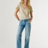 Jeans a vita bassa e vestibilità dritta – Venus