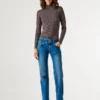 Jeans a vita bassa e vestibilità dritta – Venus