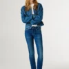 Jeans a vita bassa e vestibilità slim – Iconic Brooke