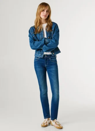 Jeans a vita bassa e vestibilità slim – Iconic Brooke