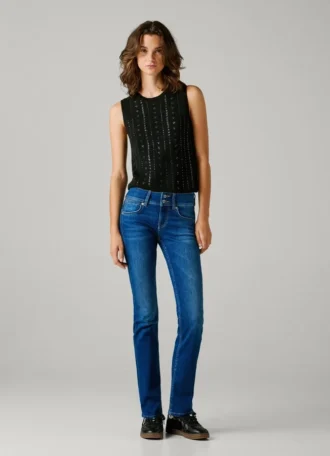 Jeans a vita bassa e vestibilità slim – Venus