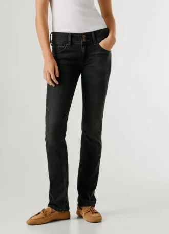 Jeans a vita bassa e vestibilità slim – Venus