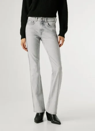 Jeans a vita media con taglio bootcut – Piper