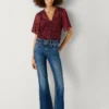 Jeans a vita media e gamba svasata – Venus Jeans a vita media e gamba svasata – Venus