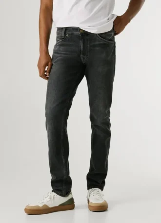 Jeans a vita media e vestibilità affusolata – Spike