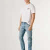 Jeans a vita media e vestibilità affusolata – Spike