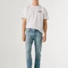 Jeans a vita media e vestibilità affusolata – Spike