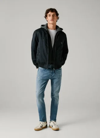 Jeans a vita media e vestibilità affusolata – Stanley