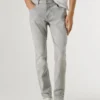 Jeans a vita media e vestibilità affusolata – Stanley