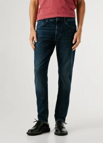 Jeans a vita media e vestibilità affusolata – Stanley