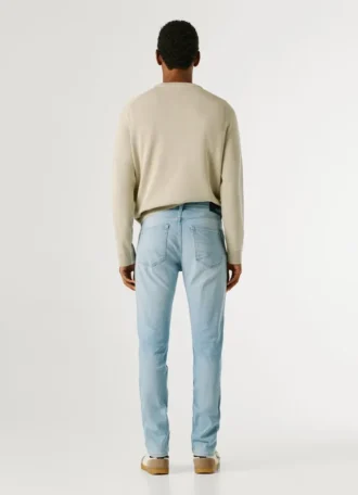 Jeans a vita media e vestibilità affusolata – Stanley