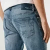 Jeans a vita media e vestibilità affusolata – Stanley