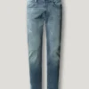 Jeans a vita media e vestibilità affusolata – Stanley