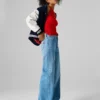 Jeans a vita media e vestibilità ampia Jeans a vita media e vestibilità ampia