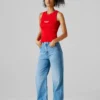 Jeans a vita media e vestibilità ampia Jeans a vita media e vestibilità ampia
