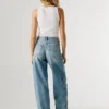 Jeans a vita media e vestibilità ampia Jeans a vita media e vestibilità ampia