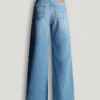 Jeans a vita media e vestibilità ampia Jeans a vita media e vestibilità ampia