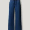 Jeans a vita media e vestibilità ampia – Eva