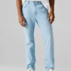 Jeans a vita media e vestibilità dritta