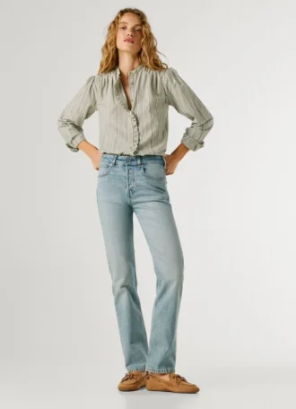 Jeans a vita media e vestibilità dritta – Arrow