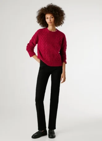 Jeans a vita media e vestibilità dritta – Beryl
