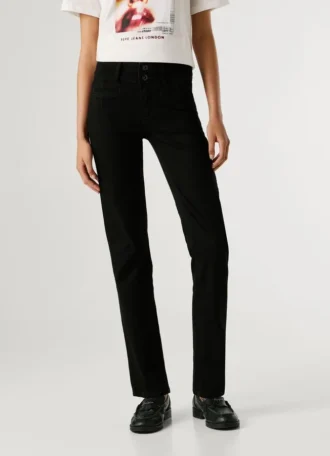 Jeans a vita media e vestibilità dritta – Beryl