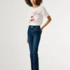 Jeans a vita media e vestibilità dritta – Beryl