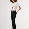 Jeans a vita media e vestibilità dritta – Beryl