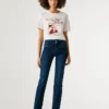 Jeans a vita media e vestibilità dritta – Beryl