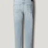 Jeans a vita media e vestibilità dritta – Byron