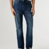 Jeans a vita media e vestibilità dritta – Byron
