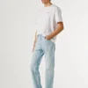Jeans a vita media e vestibilità dritta – Byron