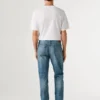 Jeans a vita media e vestibilità dritta – Byron