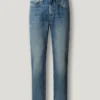 Jeans a vita media e vestibilità dritta – Byron