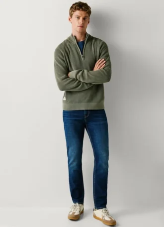 Jeans a vita media e vestibilità dritta – Cash