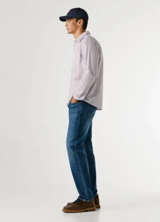 Jeans a vita media e vestibilità dritta – Cash
