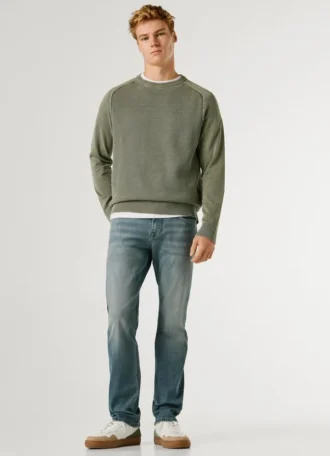 Jeans a vita media e vestibilità dritta – Cash