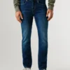 Jeans a vita media e vestibilità dritta – Cash