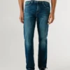 Jeans a vita media e vestibilità dritta – Cash