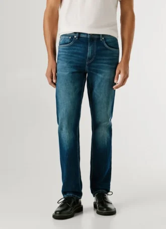 Jeans a vita media e vestibilità dritta – Cash