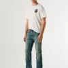 Jeans a vita media e vestibilità dritta – Cash