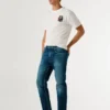 Jeans a vita media e vestibilità dritta – Cash