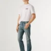 Jeans a vita media e vestibilità dritta – Cash