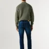 Jeans a vita media e vestibilità dritta – Cash